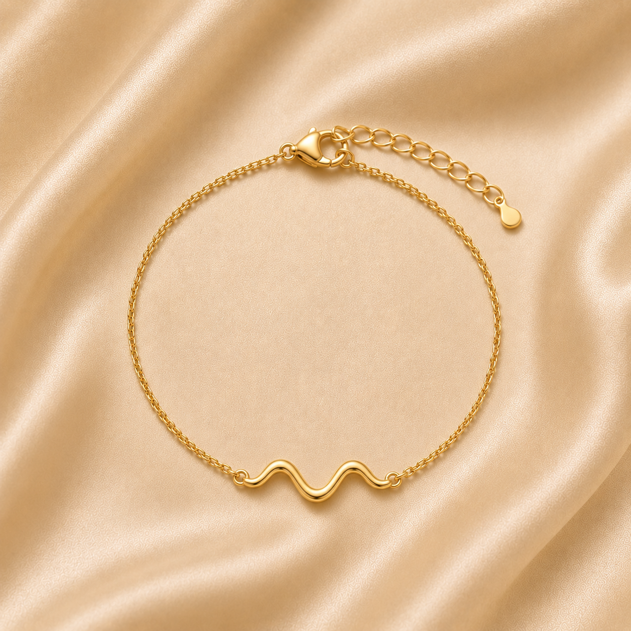Bracelet Ondéa — Vague Dorée