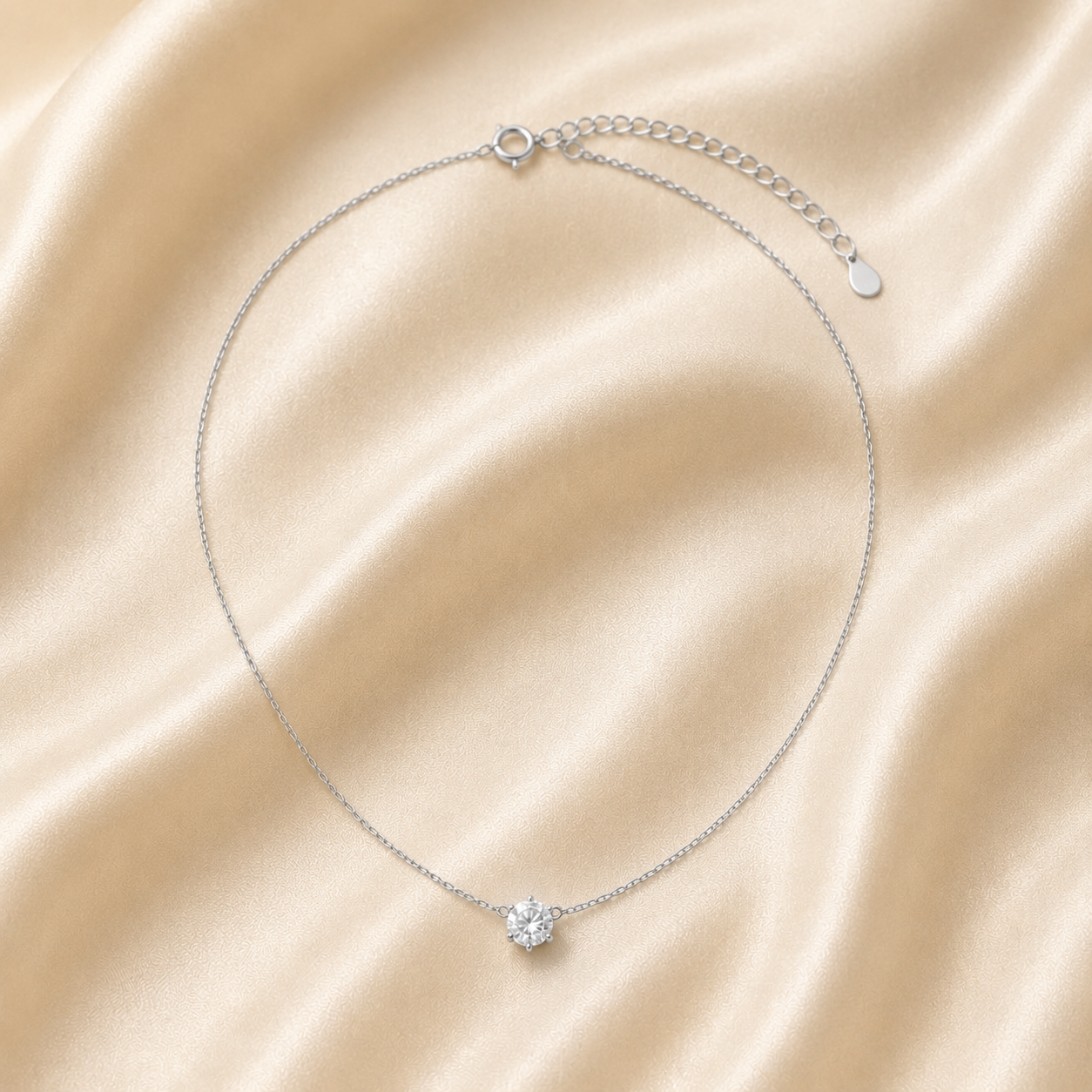 Collier Solia — Zircon Solitaire